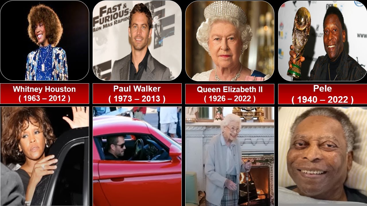 Comparison: Last Photo of Famous People - YouTube