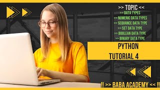 Python Data types numeric data type sequance data type !! BABA ACADEMY !! #coding #python