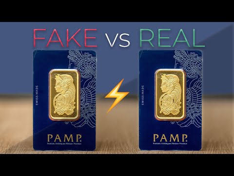 5+ Ways to Spot a FAKE vs REAL Gold Bar (PAMP Edition)