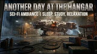 Another Day at the Hangar | Sci-Fi Ambiance for Sleep, Study, Relaxation