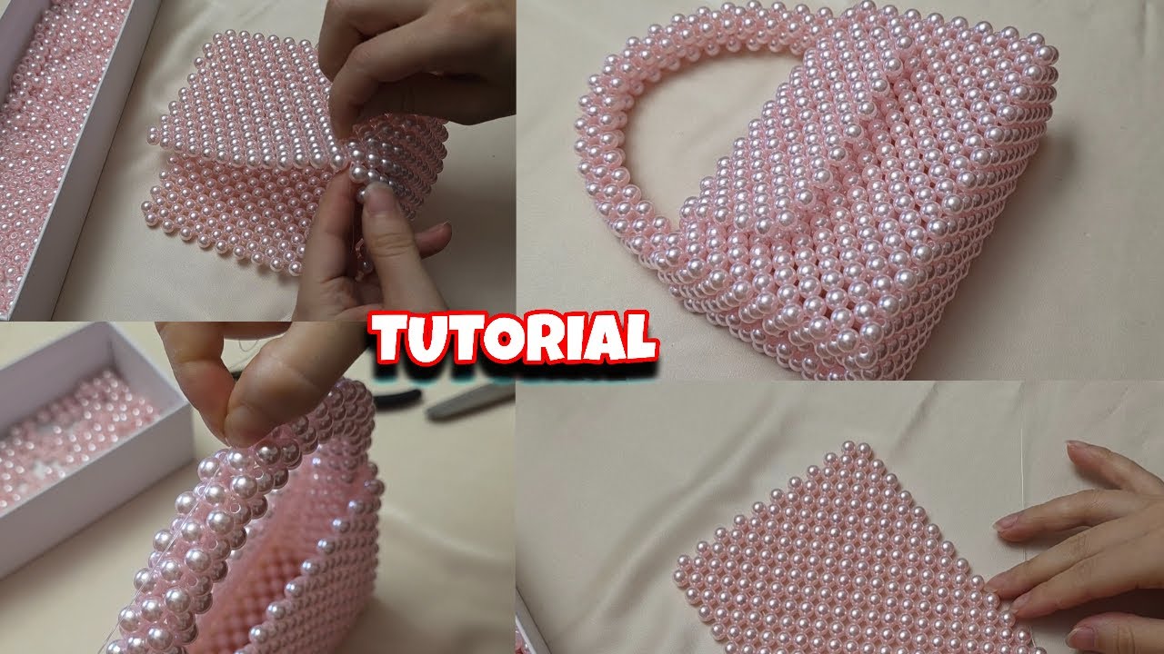 მძივების ჩანთის ქსოვა. ვიდეო გაკვეთილი/ Handmade beaded bag. Tutorial