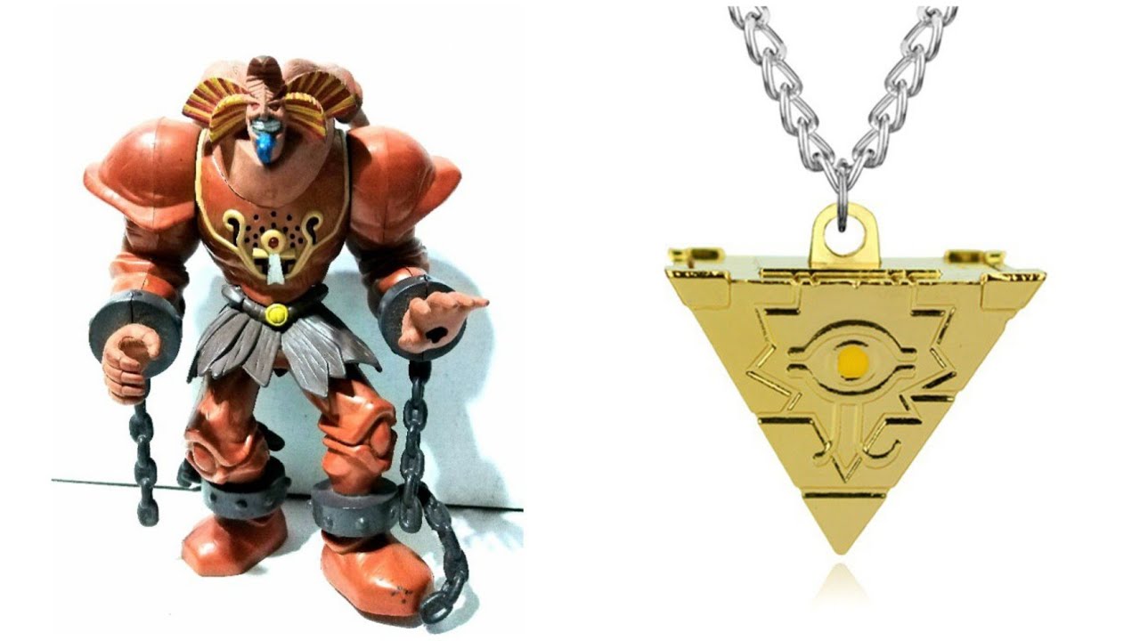 Moniku Yu-Gi-Oh Millenium Puzzle YuGiOh Millennium Pendant Necklace Cosplay  Accessories (Gold)
