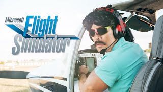 DrDisrespect is really good at Microsoft Flight Simulator