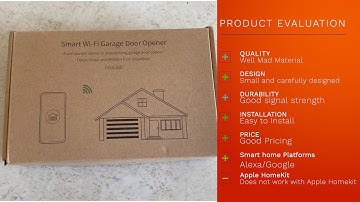 Meross SMART Garage Door Opener installation - Unbox and Review