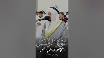 تلاوة هادئة من سورة الزمر | الشيخ أحمد النفيس