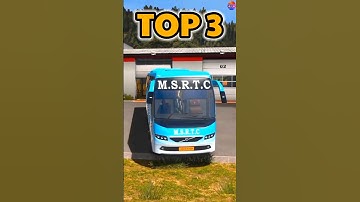 TOP 3 BEST BUS SIMULATOR GAMES FOR ANDROID! #youtubeshorts #shortsfeed #shorts