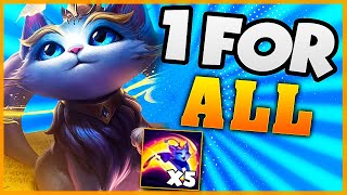 YUUMI ONE FOR ALL BUT FULL AD! LEAGUE OF LEGENDS GAMEPLAY