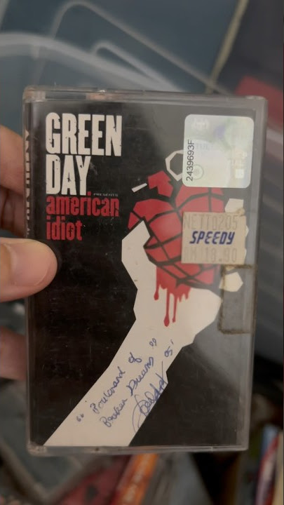 Green day American Idiot cassette #shorts #greenday