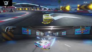 Cars 3: Driven to Win -Multiplayer Gameplay -  Cam Spinner VS Rich Mixon (PS5)