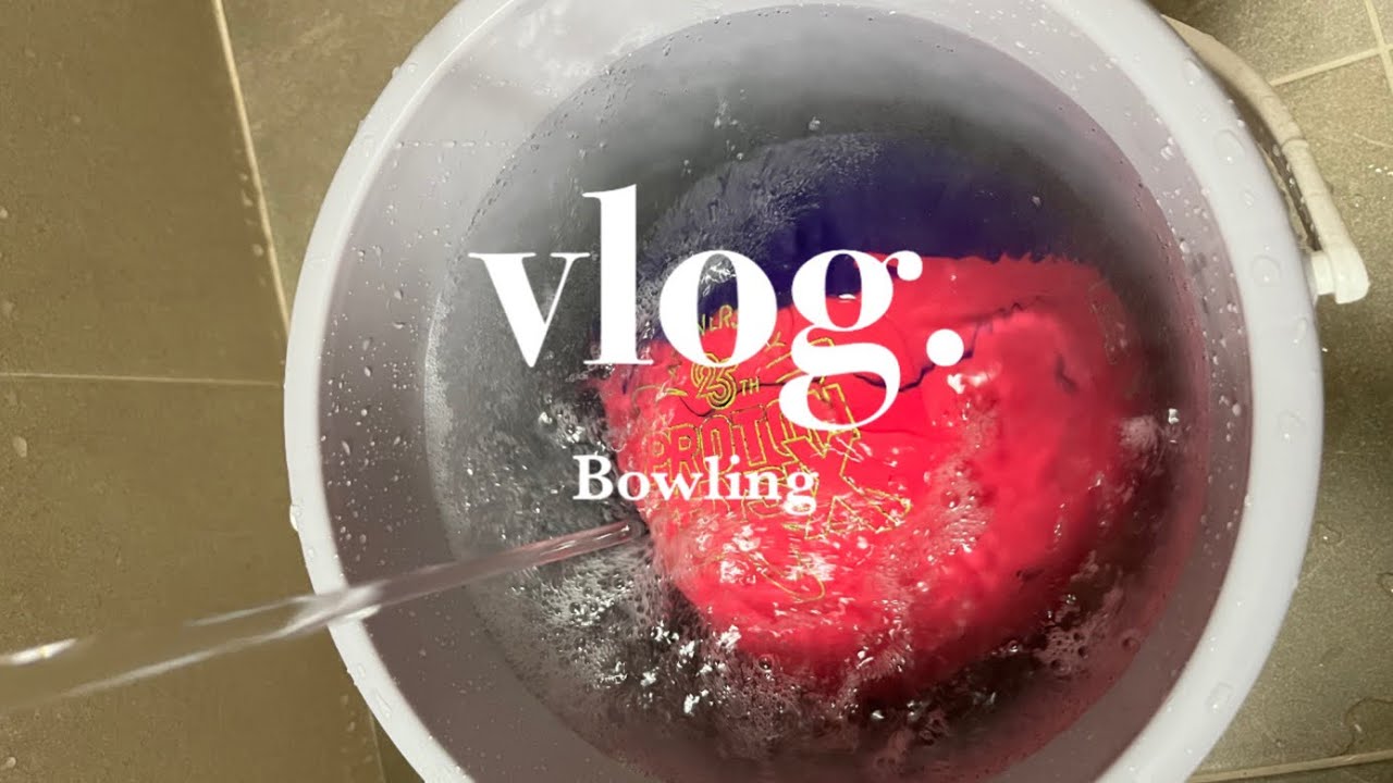 볼링vlog | 볼링공 기름빼기 셀프 복원, 다이소 재료로 집에서 혼자 30분