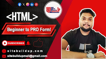 Build a Perfect HTML Form for Beginners — Step-by-Step + Live Coding (Responsive + Validation!)
