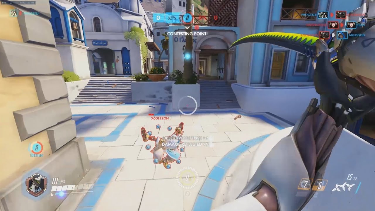 Overwatch Genji Competitive Illios 51 Elims PC