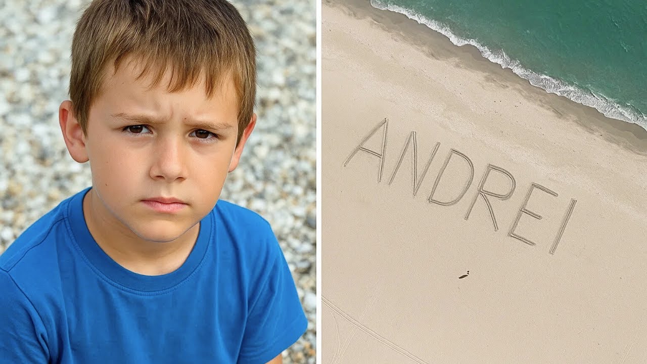 Băiatul a dispărut adunând scoici — 10 ani mai târziu, o imagine satelitară îi arată numele pe plajă