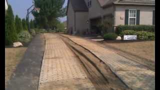 How to protect your driveway while building your Leisure Pool