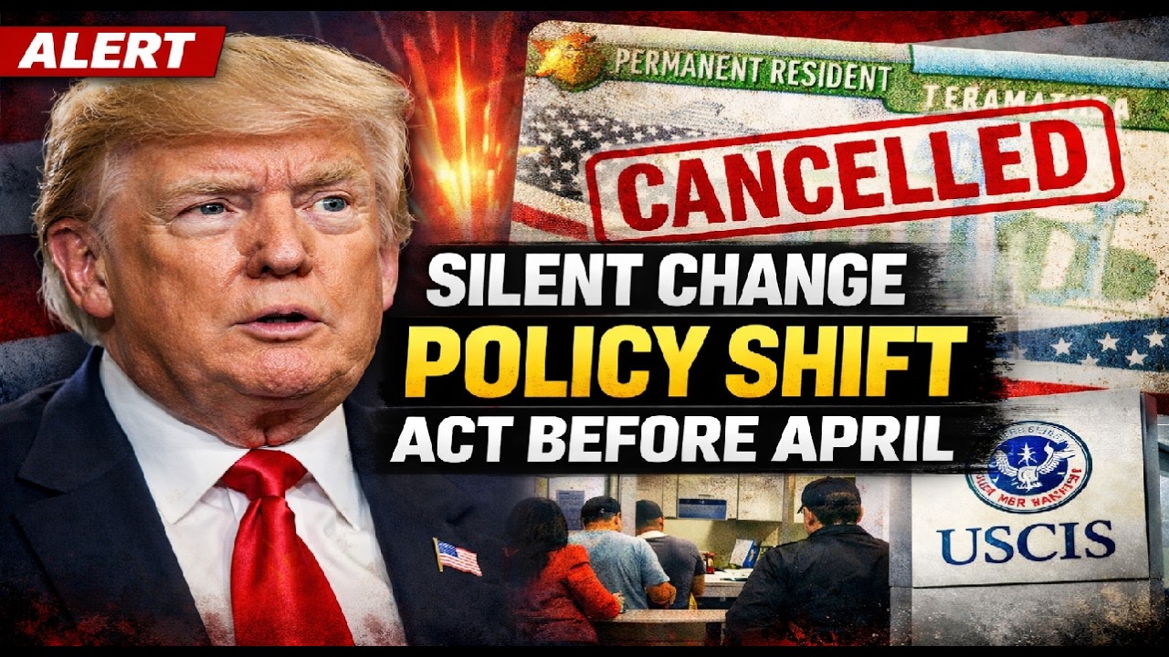 ALERT USCIS Quietly Removed This Green Card Protection This Week | POLICY SHIFT ACT BEFORE APRIL