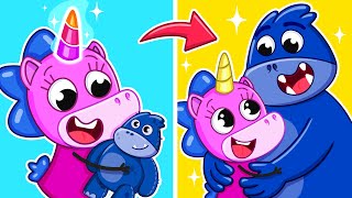 Meet Our New Friend! | Don’t Be Afraid of Monsters & More Funny Stories 👾😓 | Teeny Mimi🦄