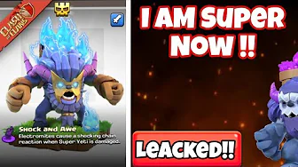Super Yeti Leacked By Supercell bug (Clash Of Clans)