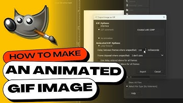 GIMP: Create Text That Pops in as an Animated GIF