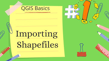 Import Shapefiles in QGIS || QGIS Basics Part 1 ||