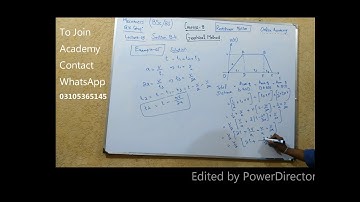 LIVE: Mechanics Q.K Ghori Chapter 8, Lecture3: Graphical Method