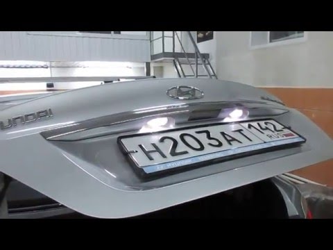 Как поменять лампочку в подсветке номера солярис LED подсветка номерного знака - альтернатива оригиналу (16 видео)