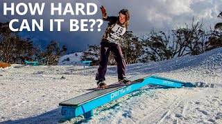 Terrain Park Progression - Noob Snowboarding
