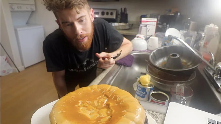 TRYING TO MAKE FLAN!