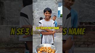 Guess the three body parts name #shorts #challenge