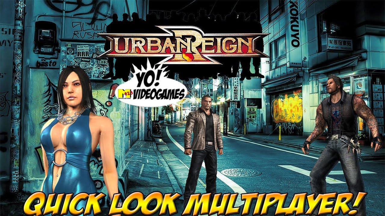 Urban Reign PS2 - 4 Player Battle 