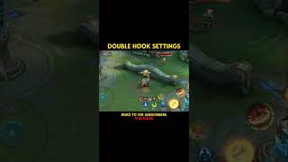 DOUBLE HOOK SETTINGS🔥 #mlbb #mobilelegends #franco