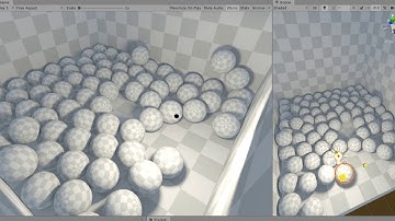 Single pass analytical AO + soft shadow spheres (0 RenderTexture needed)