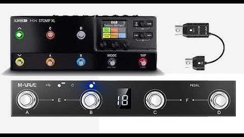 HX Stomp (XL) Looper with Chocolate Midi Ctrl