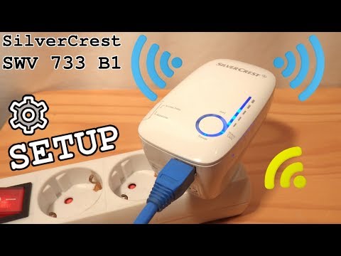 SilverCrest SWV 733 B1 Wi-Fi extender • Unboxing Installation Configuration