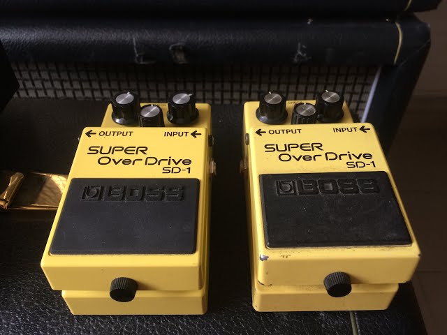 ギター BOSS SD-1 (Made in Taiwan) BOSS SD-1 : Made in Taïwan VS Made in Japan - YouTube