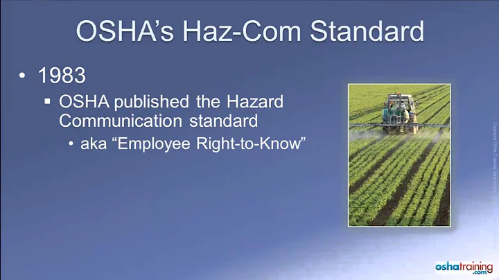Free OSHA Training Tutorial - Understanding GHS Safety Data Sheets