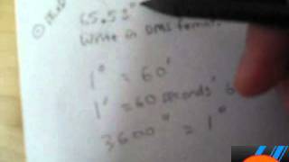 [Tutorial] Convert Degrees to DMS without a Calculator