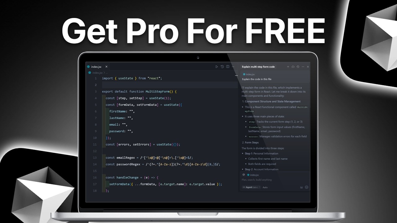 How To Get Cursor AI Pro For FREE (100% Working) - YouTube