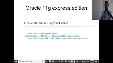 Database Management Systems #3 Downloading and Installation of Oracle 11g