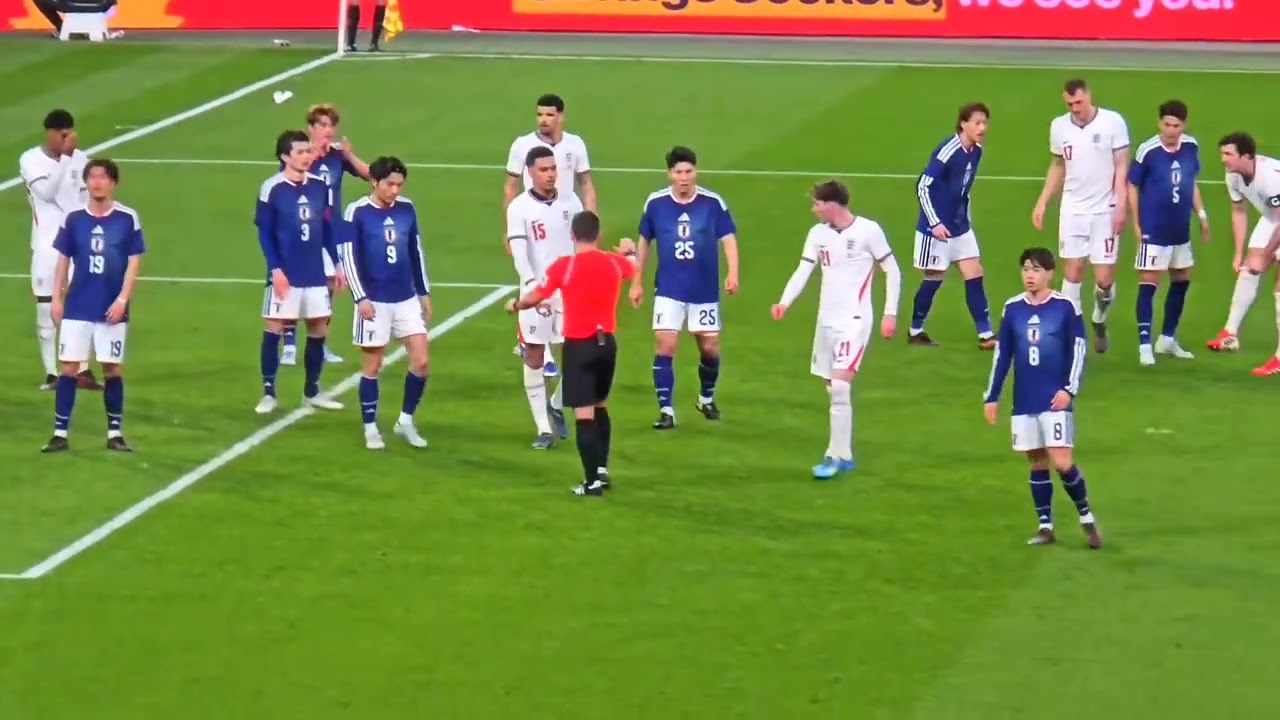 England players struggle in 1:0 loss to Japan at Wembley stadium