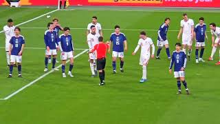 England players struggle in 1:0 loss to Japan at Wembley stadium