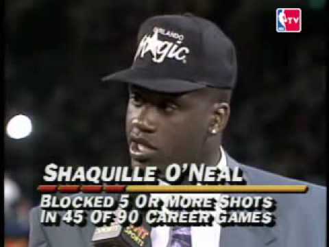 Shaquille O'Neal 1992 NBA Draft