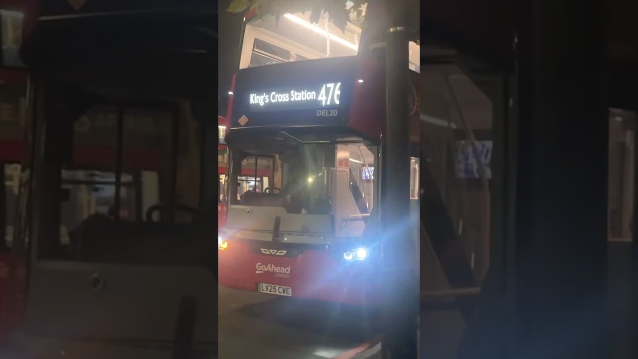 RARE!! Go Ahead London Wright Electroliner on route 476 - DEL20