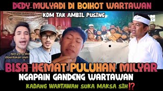 Download Lagu KDM DI BOIKOT WARTAWAN‼️LAH ENJOY AJA KALI⁉️ LAGIAN TANPA WARTAWAN BISA HEMAT PULUHAN MILYAR#Kdm MP3