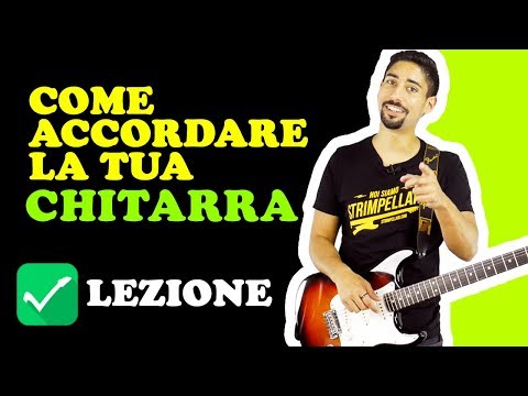 Video: Come Accordare La Tua Chitarra Usando Un Accordatore