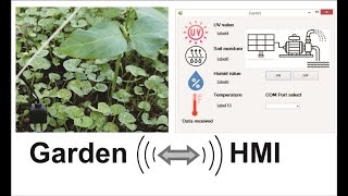 HMI Arduino Visual studio - LoRa communication | Remote garden | for beginner FREE