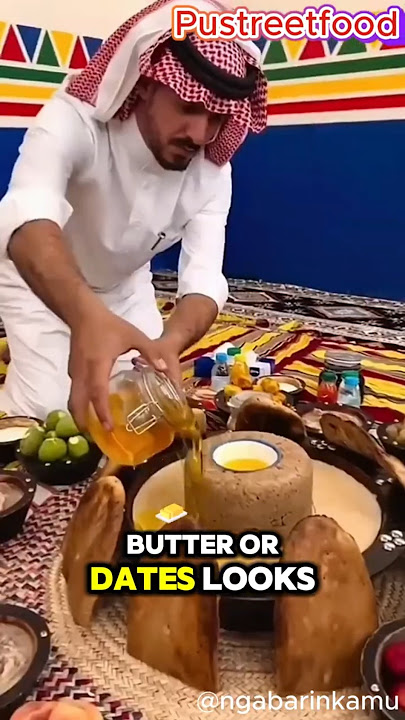 This Ancient Arab Comfort Food Will Make You Feel Like Home🍯 #asida #food  #shorts