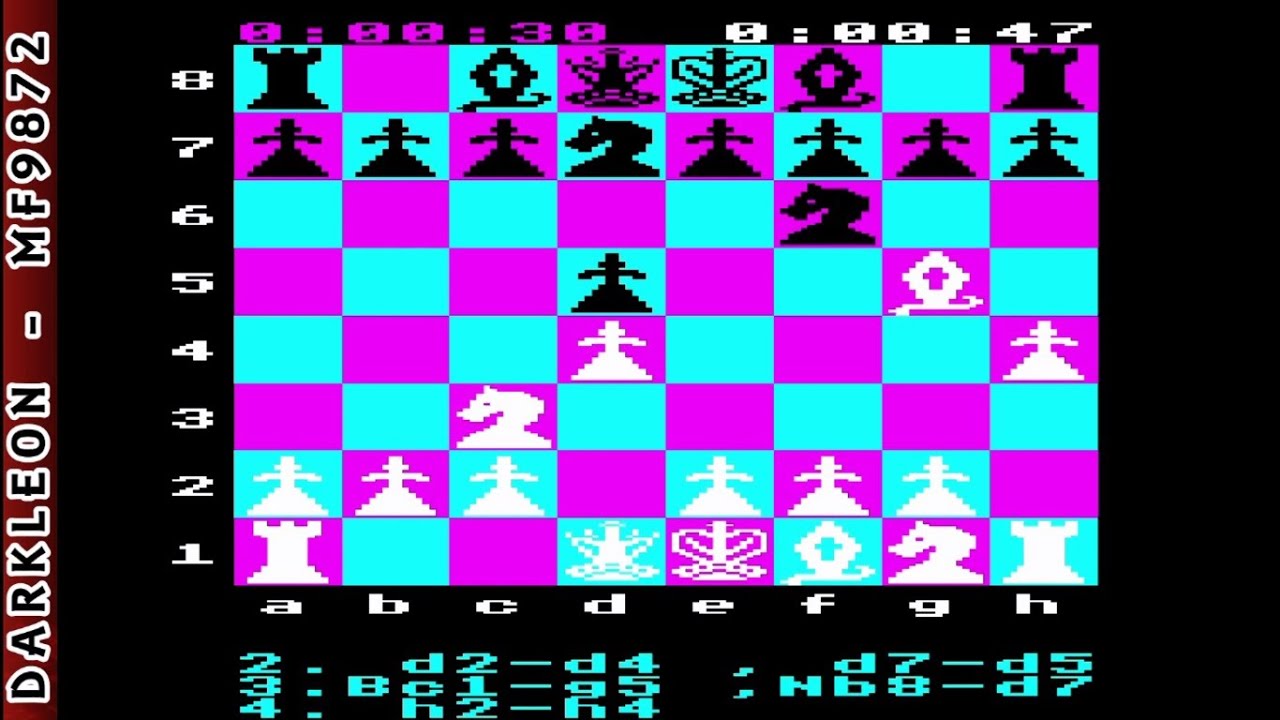 BBC Micro - Chess © 1982 Acornsoft - Gameplay