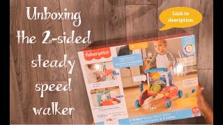 UNBOXING the 2-sided steady speed walker