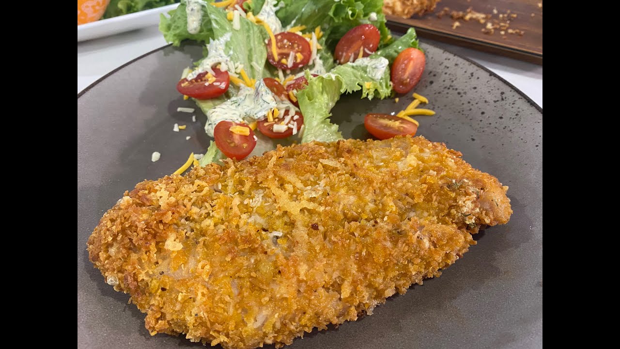 El más delicioso Pescado Empanizado con Coco y Parmesano