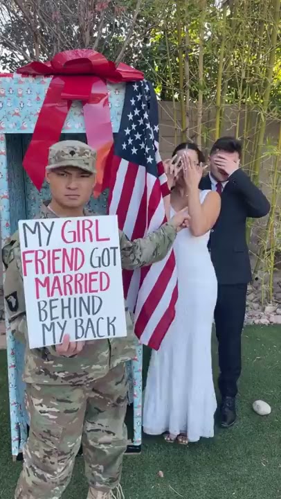 Girlfriend got married while her military boyfriend was away!😳 #Shorts
